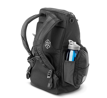 Black CS2 series GRIPeq disc golf bag