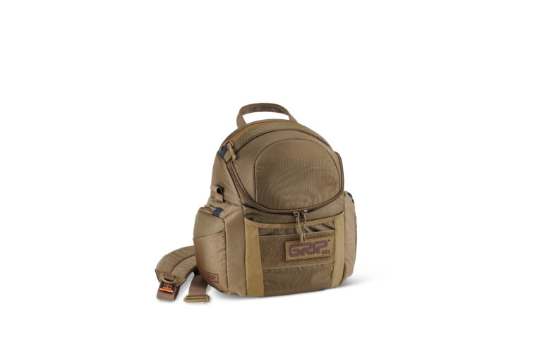 Sand brown GRIPeq disc golf bag