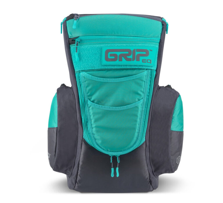 Turquoise GRIPeq disc golf bag