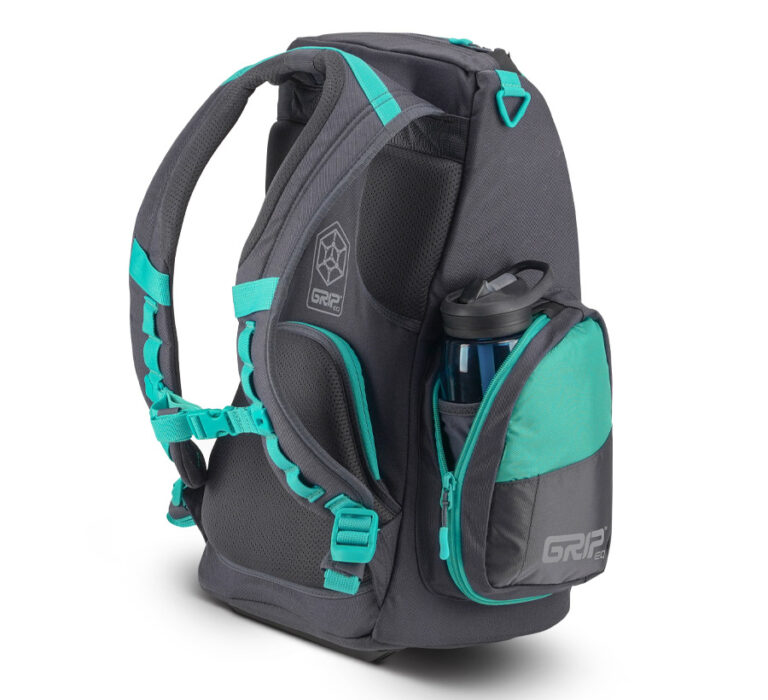 Turquoise GRIPeq disc golf bag