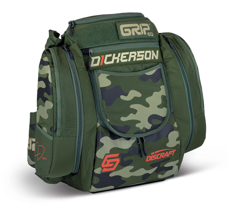 Chris Dickerson Camo Signature AX5 Disc Golf Bag GRIPeq