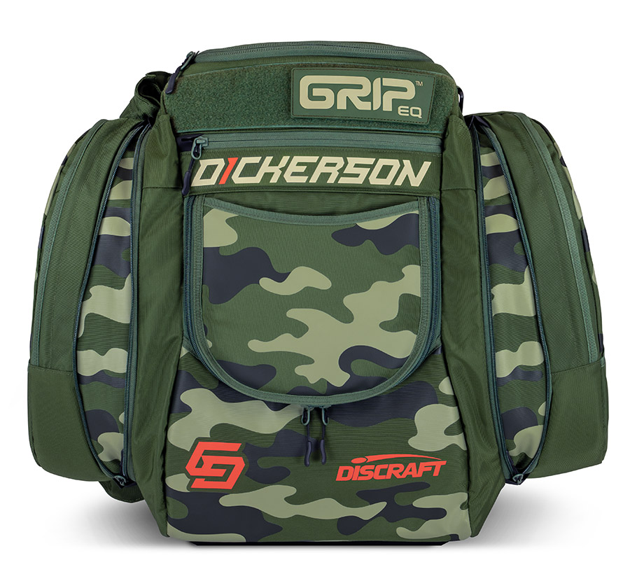 Chris Dickerson Camo Signature AX5 Disc Golf Bag GRIPeq
