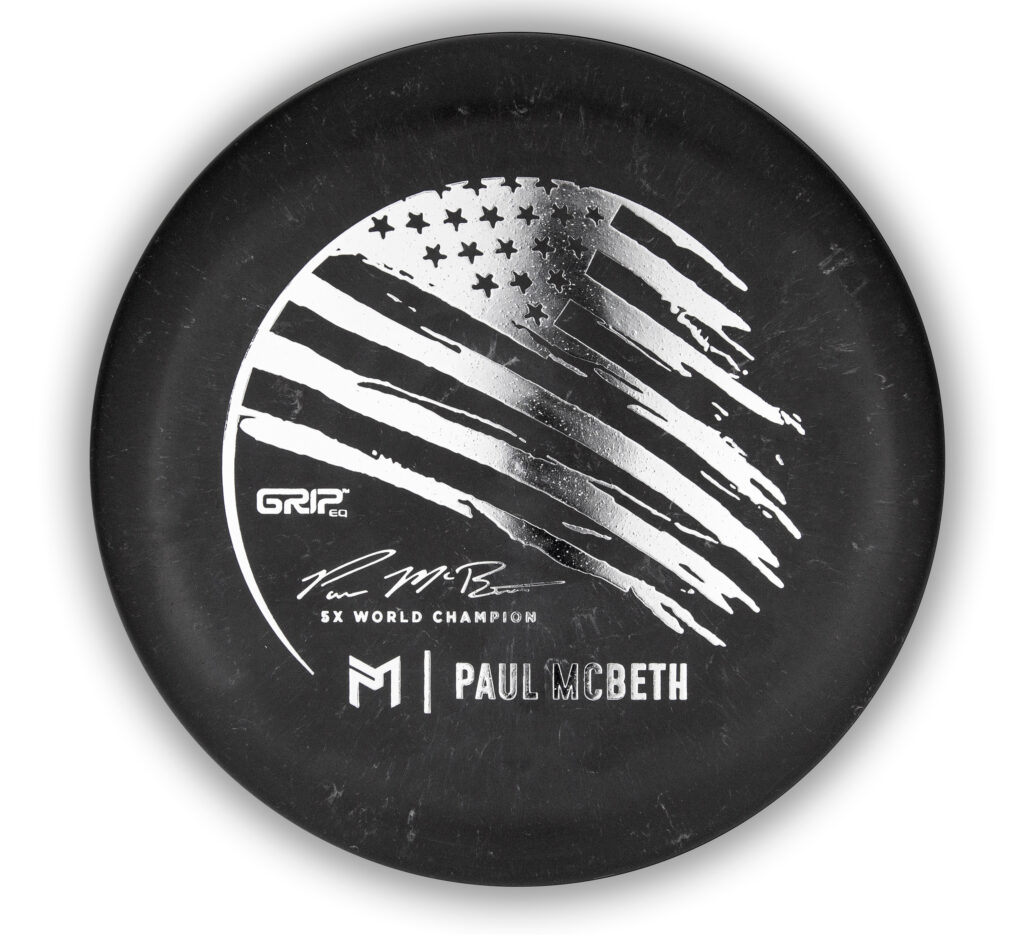 5X McBeth Flag stamped luna disc