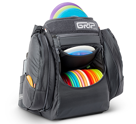 9176F0A3-9C63-4D6B-911B-2AC728E39AA9.jpeg Black colored AX4 disc golf bag from GRIPeq