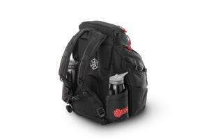 Black disc golf bag