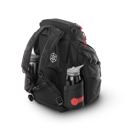 Black disc golf bag
