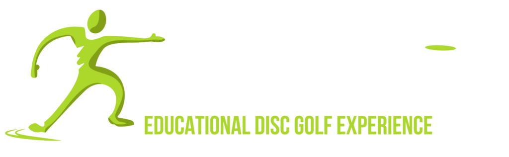 The EDGE logo next to it that says Educational Disc Golf Experience.