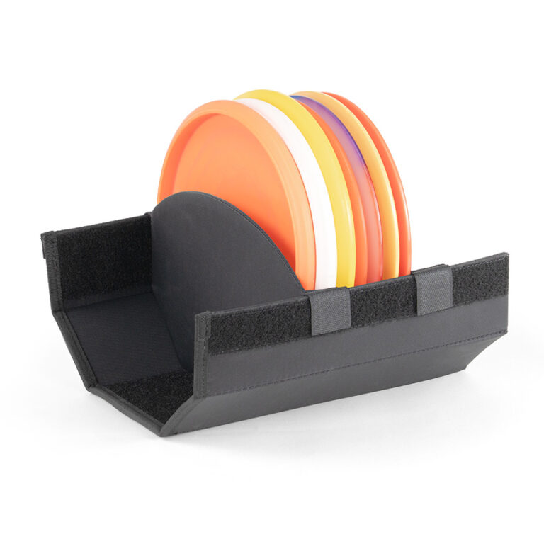 A large disc divider with discs in the center.