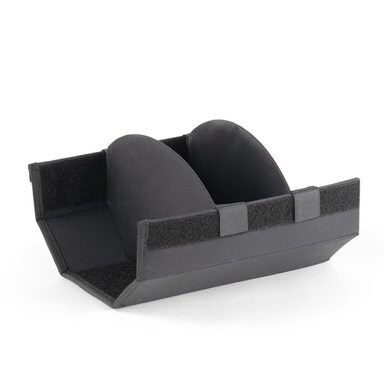 A large disc divider, assembled on a white background.