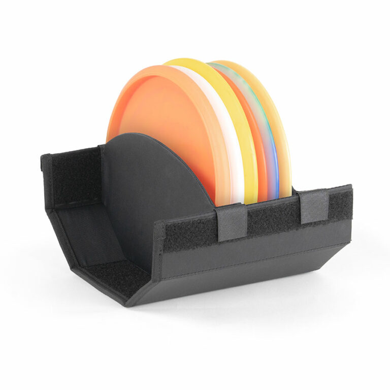 A medium disc divider with discs in the inner compartment.