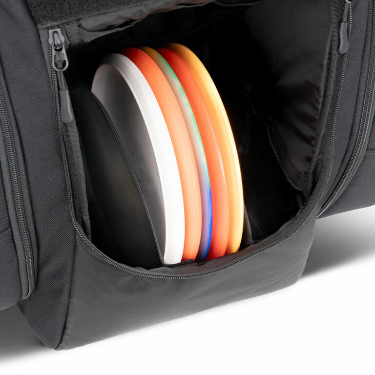 A medium disc divider with discs in the inner compartment.