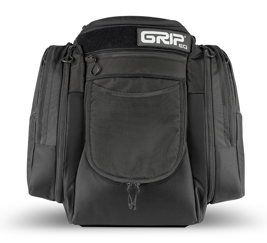 Black AX6 disc golf bag