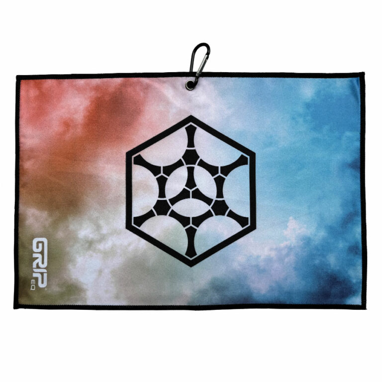 GRIPeq x G.O.A.T Medium Disc Golf Towels Waffleweave & Suede
