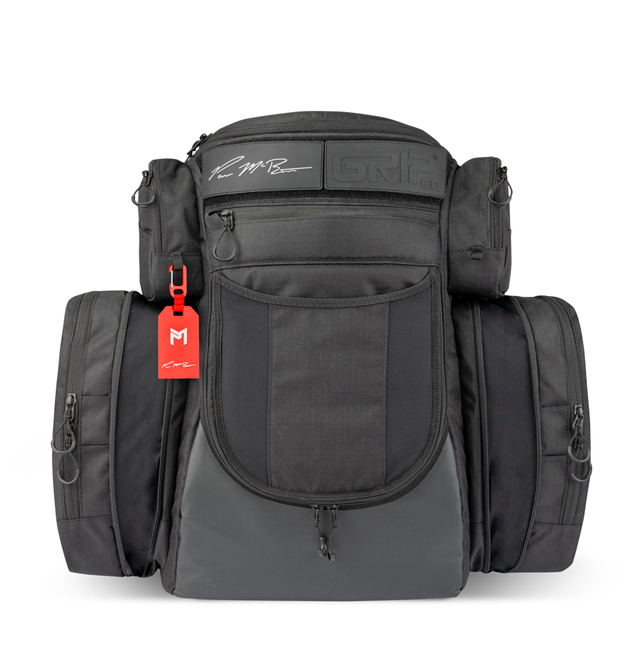 The MB-PX1 bag from GRIPeq, shot from the front, on a gray background.