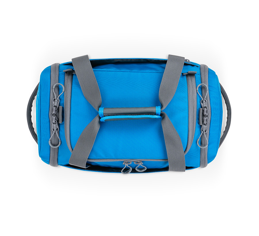 Blue disc golf duffel
