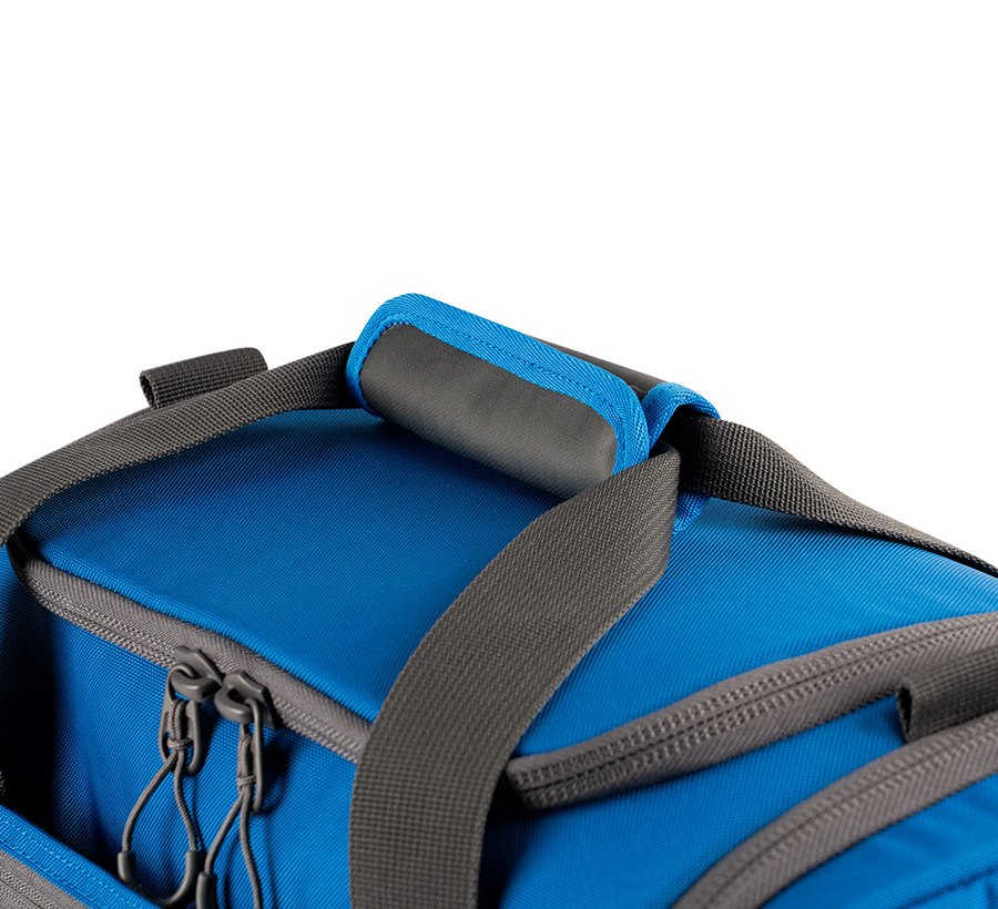 Blue disc golf duffel
