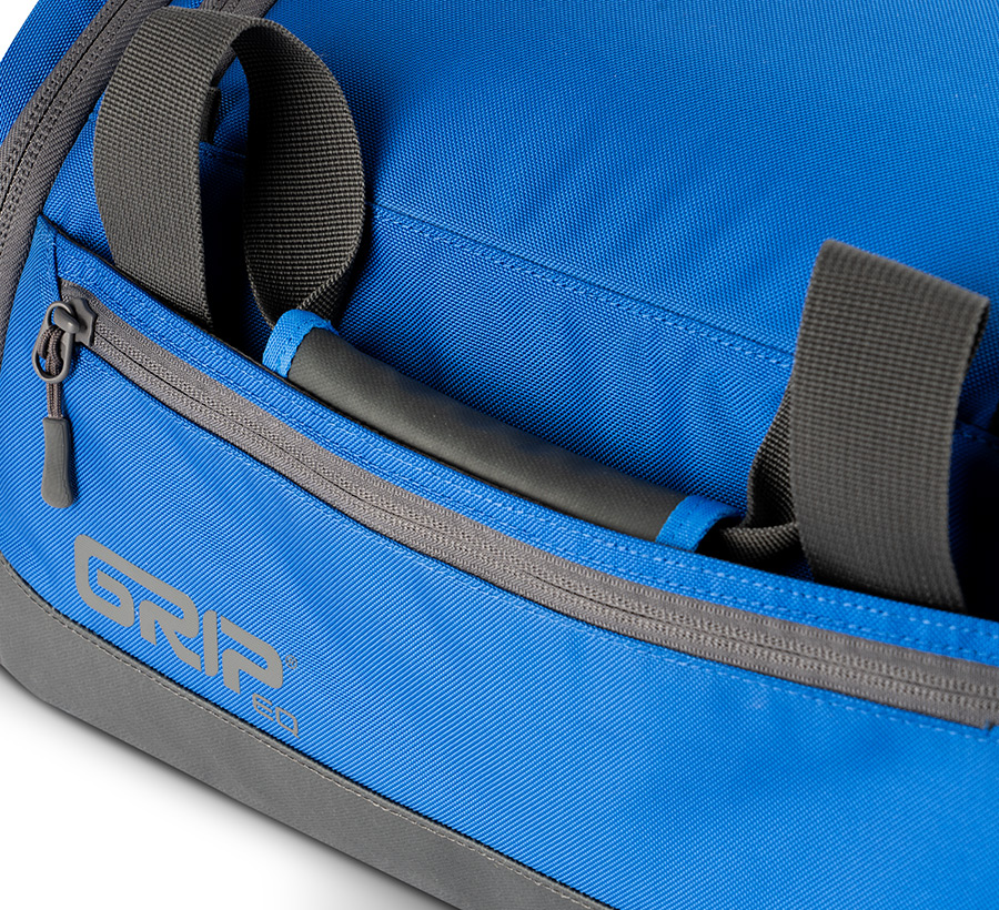Blue disc golf duffel