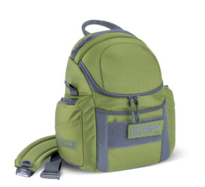 Side view of a GRIPeq G2 bag in ocean color.