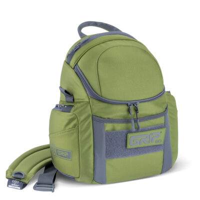 Side view of a GRIPeq G2 bag in ocean color.