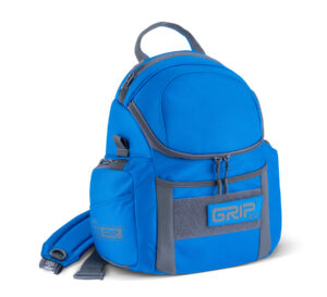 Front/side view of a GRIPeq G2 bag in ocean color.