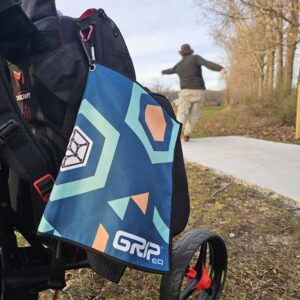 GRIPeq x G.O.A.T Medium Disc Golf Towels - Waffle-weave & Suede