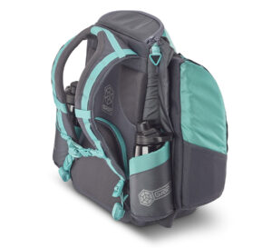 Turquoise AX5 disc golf bag