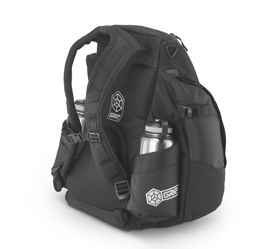 GRIPeq BX3 black disc golf bag