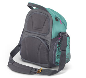 Fisher-Price Kaden Backpack Diaper Bag - Aqua/Gray
